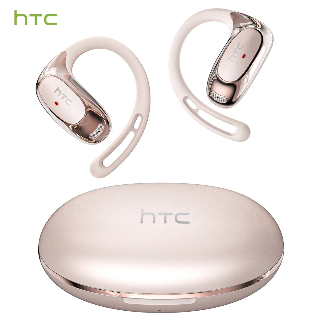 Bluetooth Auricles HTC NE35 2026 AI Real-Time Language Translator Earbuds 134 Languages BT6.0 IPX5 90H Battery Wireless Headset