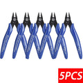 YONGRUN 170 Type Scissors Miniature Metal Wire Cutter Plastic Pliers Diagonal Cutter Blue Diagonal Pliers Used For Cutting