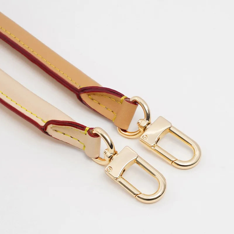 Cow Leather Vachetta Bag Strap For LV Speedy 20 25 30 Shoulder Straps Long Bags Belts Replacement Bag Accessories