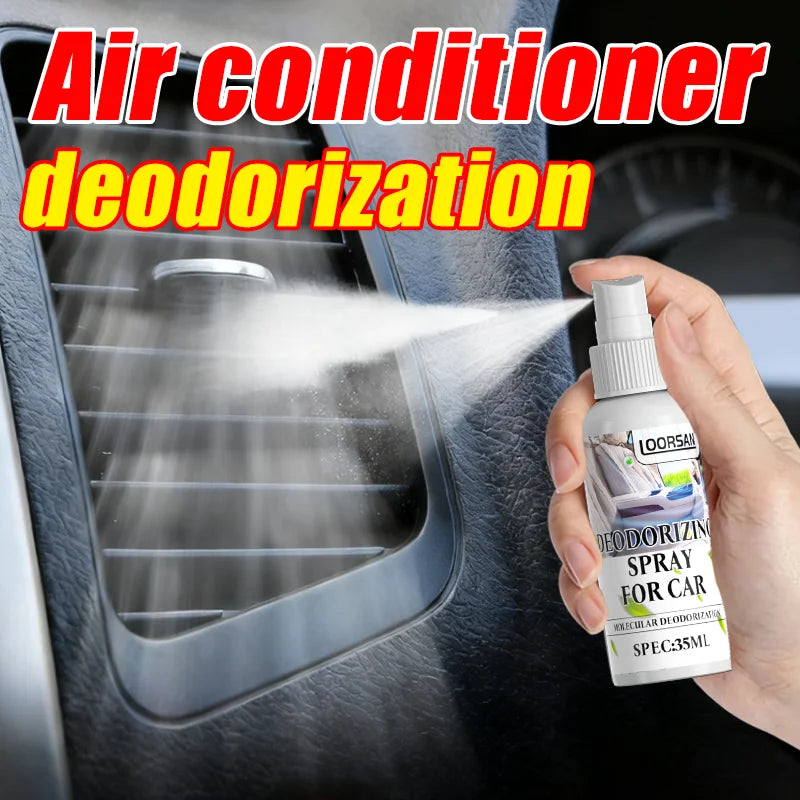 LOORSAN Car AC Deodorizer Spray - Molecular Deodorization to Instantly Remove Smoke & Vent Odors, Refresh Vehicle Air