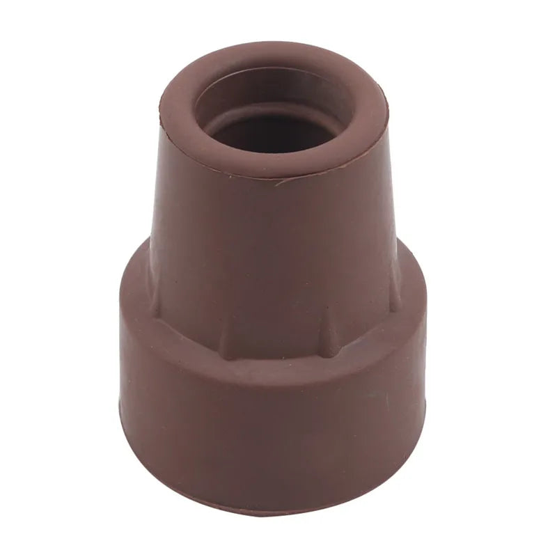Rubber Trekking Pole Cap Walking Stick Crutch Cane Bottom Pads Cover Ferrule Non-slip Foot Cover Trekking Pole Cane Crutch