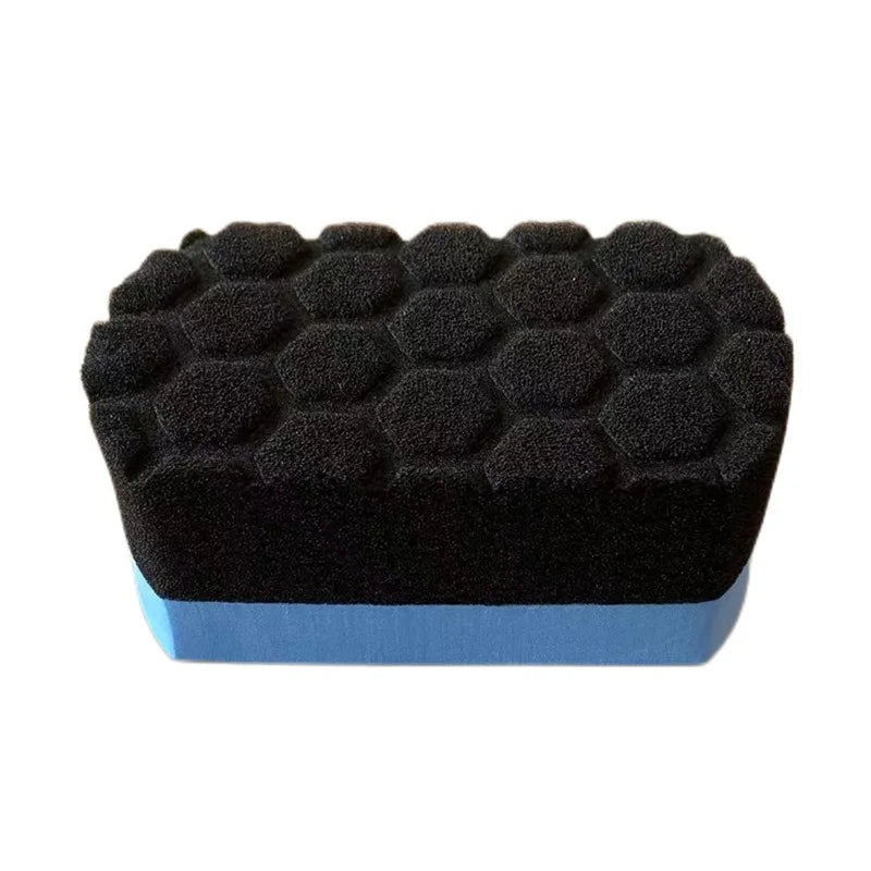 Easy Grip Soft Applicator Pad Tire Dressing Shine Applicator Car Detailing Foam Sponge Tool Dressing Pad Tire Cleaning Sponge