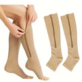 oe Freedom Compression Socks - Comfortable, Breathable, and Quick-Drying for All-Day Wear, Sports, and Fitness - Polyester Knit