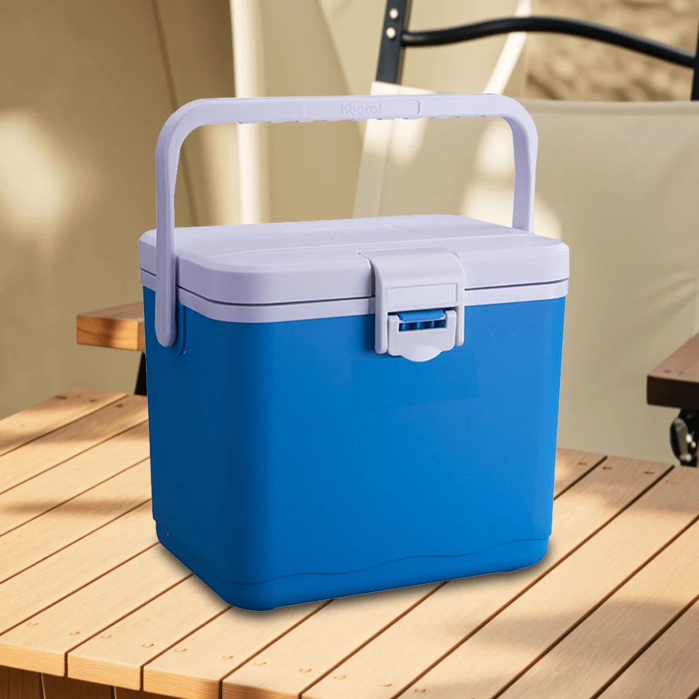 4.5L Camping Car Refrigerator with Handle Picnic Ice Bucket Heat Preservation Food Storage Cooler Box for Camping Tailgating