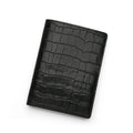 Hiram Beron Personalized Passport Cover Luxury Anti RFID Leather Embossed Crocodile Pattern Luxury Wallet Dropship