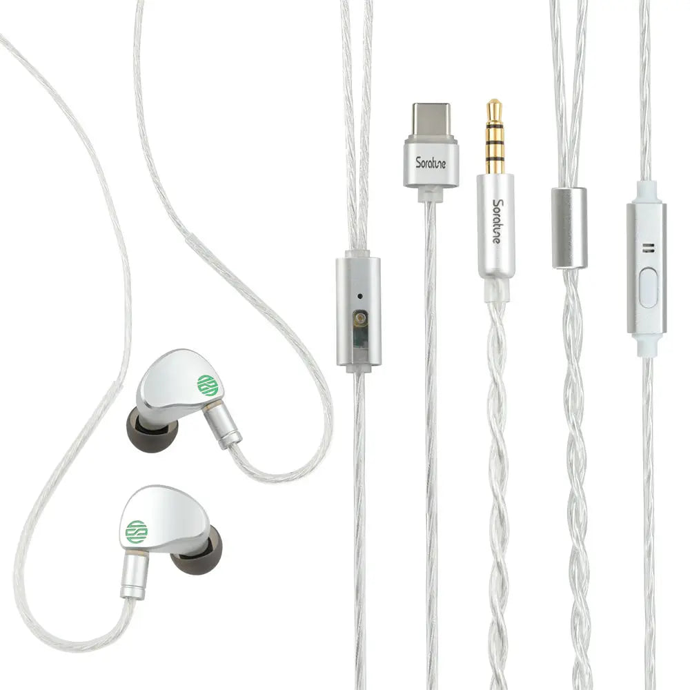 Clearance Sale Soratune BI02 HiFi Earphone at low price, Dual-Chamber Tech × N52 Magnet Dynamic Driver In-Ear Earphone