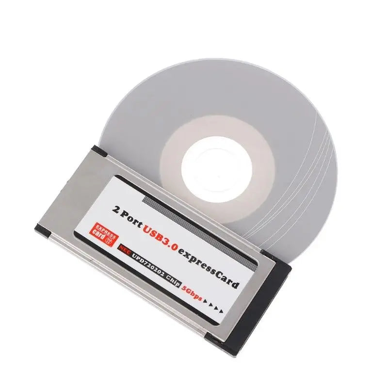 Pci-E Pci Express To Usb 3.0 2 Port 34 Mm Expresscard Card Converter Adapter-FS