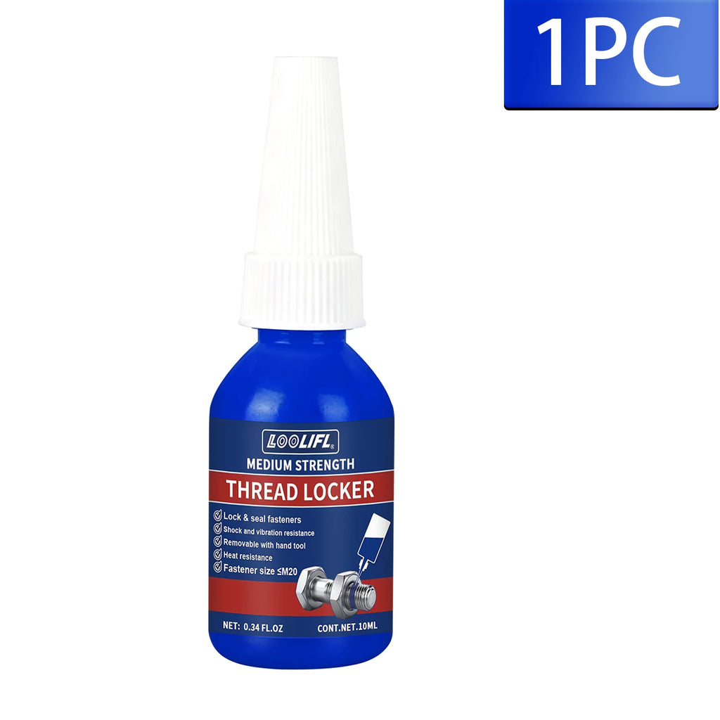 7PCS Threadlocker Screw Glue Quickly Cured Thread Locking Agent Anaerobic Adhesive Corrosion-Resistant Anti-Loosening Glue