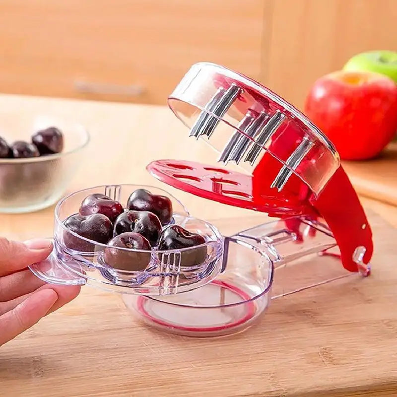 For Home Baking Jam Making Cherry Pitter Tool 6 Slots Fast Pit Removal Food Grade Material