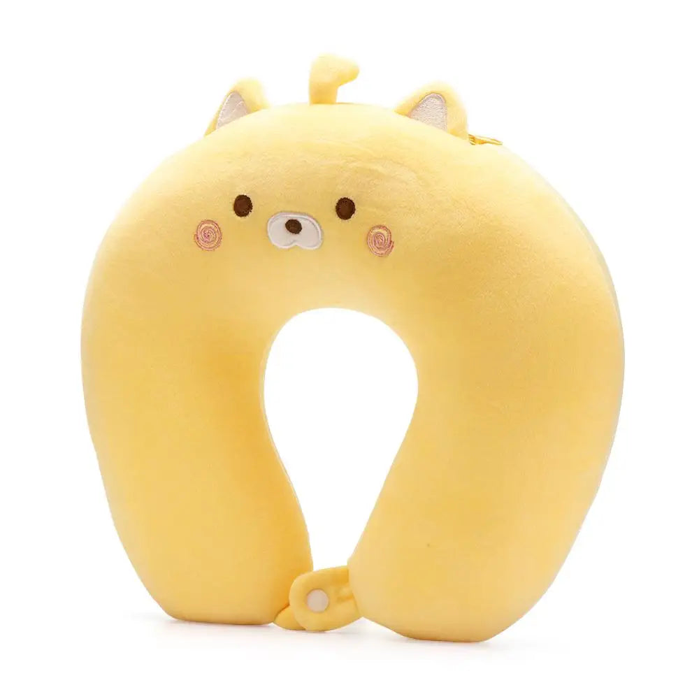 Cute Soft Changable Multifunctional Cervical Penguin Whale Fluffy Pillows Protection Neck U Shaped Travel Pillow