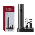 Electric Wine Opener Set Household Fully Automatic Corkscrew with Decanter Wine Tool Kit for Easy Drinking Wine Bottle Opener