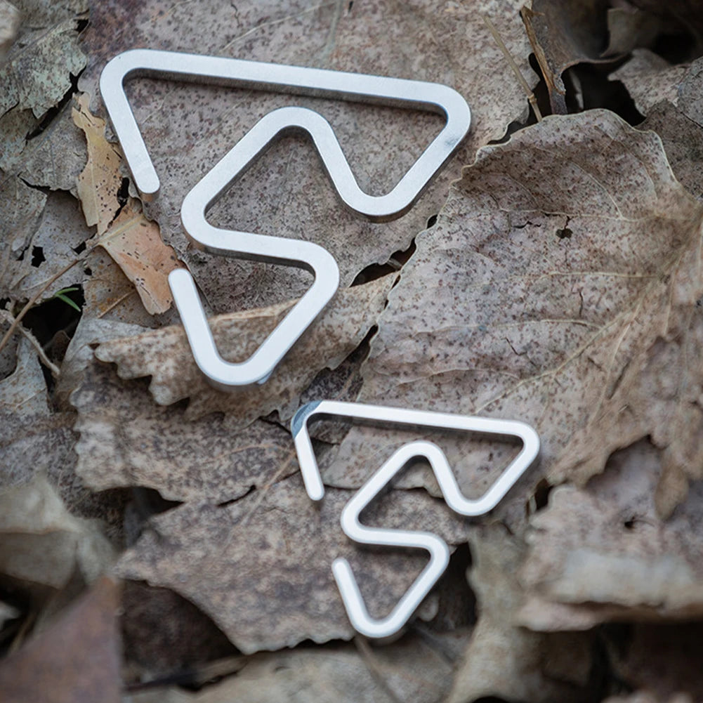 1Pc Outdoor Stainless Steel Hooks Are Not Easy To Slide Ultra Light Multifunctional Lightweight Camping Accessories and Tools