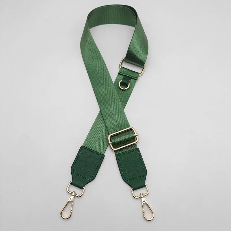 New Solid Color Nylon Bag Accessories D-type Buckle Hanging Small Bag Style Crossbody Strap Adjustable Backpack Shoulder Strap