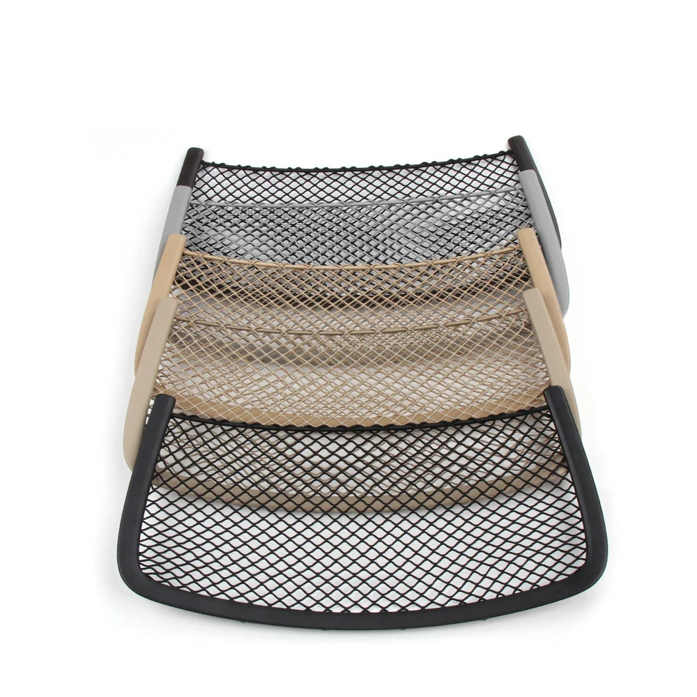 For Mercedes Benz ML GL GLS GLE Class W166 W164 W251 Car Seat Back Storage Bag Mesh Bags Multi Function Net Bag Net Pocket