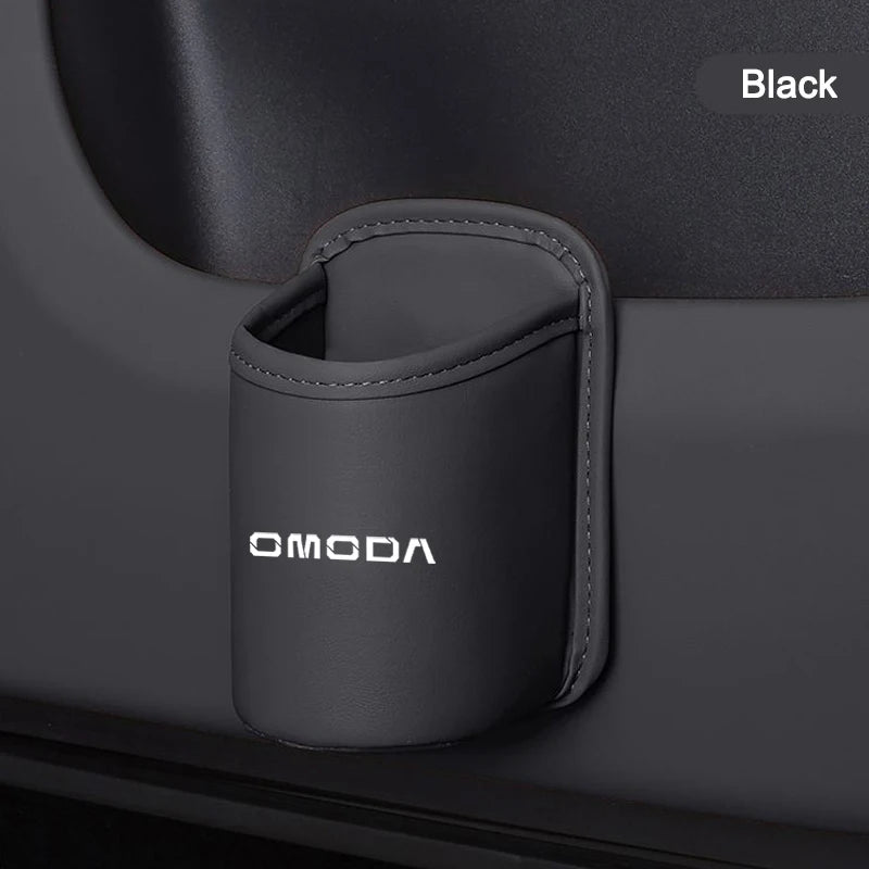 New PU Leather Car Cup Holder Storage Box Door Side Water Drinks Holder For Chery OMODA 5 C5 E5 S5GT Omoda 9 SHS C9 Fuel FX