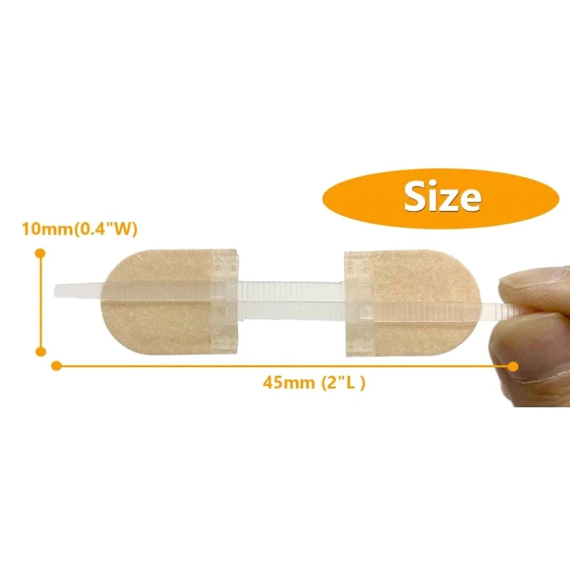 For Wound Care Braces Supports Strap Zipper Wound Closure Patches Breathable Seamless Elastic Zip Sutures Bandages