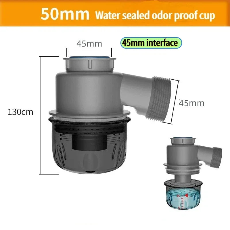 Kitchen Waste Disposer, Three-way Elbow, Single Double Groove, Four-way Elbow, Garbage Crusher Accessories, Sewer Odor Proof Cup