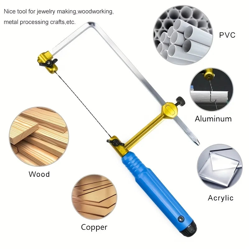 Adjustable Saw Bow U Type Saw Bow Cutting Tool For Wooden Handle Of Jewelry Saw Frame Hand Tools Jeweler's Saw Frame