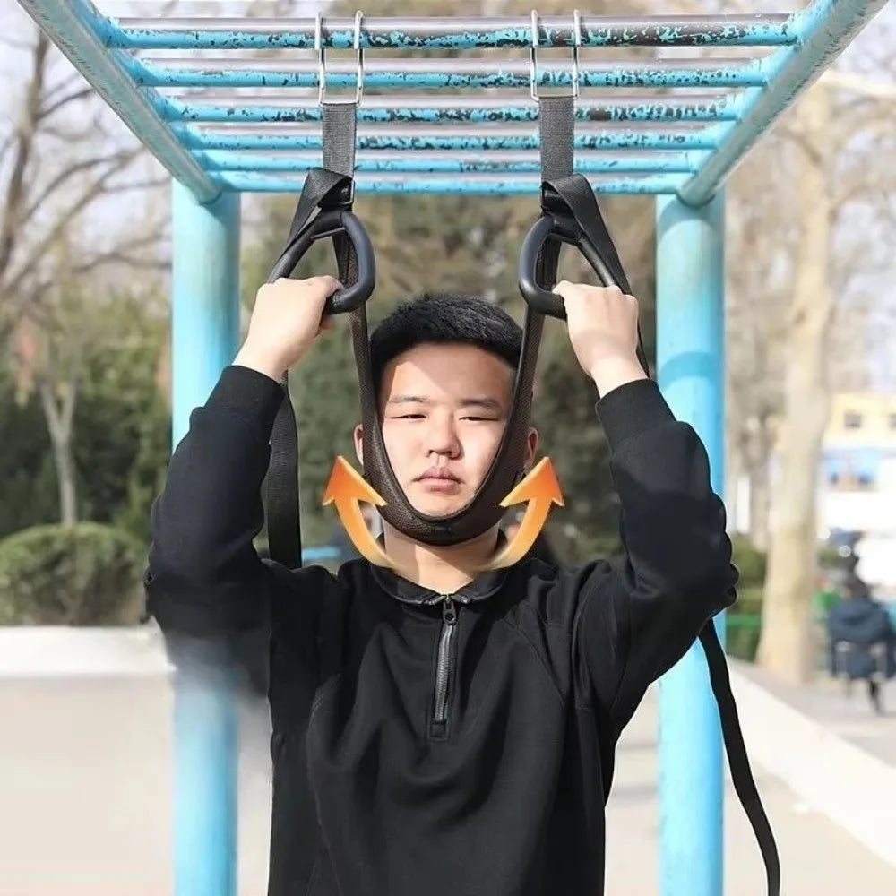 High Quality Horizontal Neck Stretcher Household Hanging Cervical Traction Belt Strap Adjustable Neck Suspension Pressure Relief