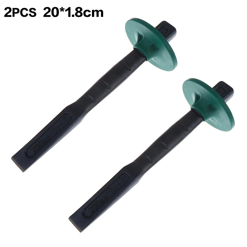 1/2/3Pcs 6/8 Inch Chrome Vanadium Steel Flat Chisel Cement Stone Splitter Flat Chisel Concrete Tools Flat Shovel Wood Cutter