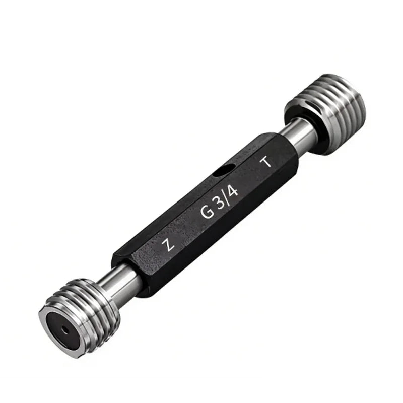Inch Straight Pipe Thread Plug Gauge G Cylindrical Tube Gauge Thread Plug Gauge G1/4 G3/8 G1/2 Measuring Tool
