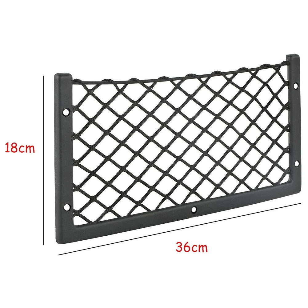 1/3Pcs/Lot 36*18cm Car Net Door Panel Bus Seat Back Mount Organizer Mesh Phone Holder Storage Bag Pocket For Wallet Keys