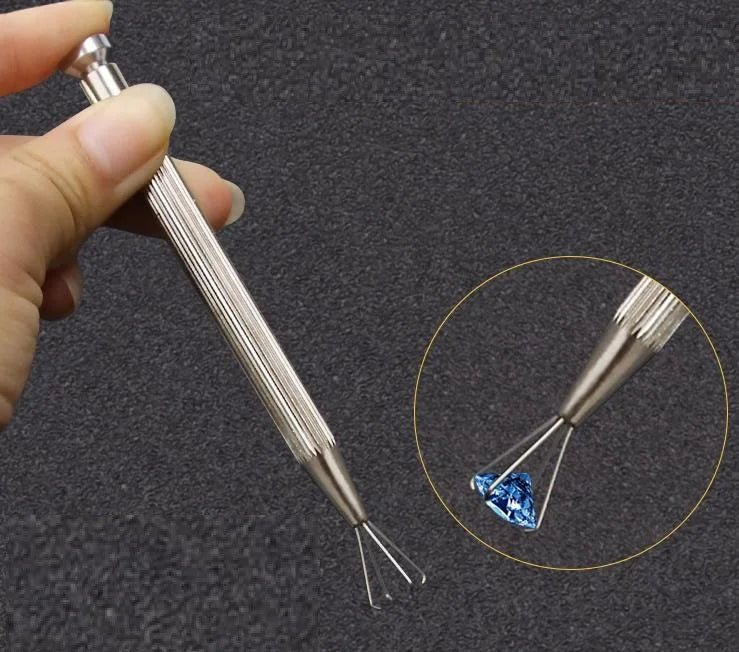 Jewelry Clamp Tool Gemstone Vice for Picking Up Max. 11mm Diameter Gems W4470