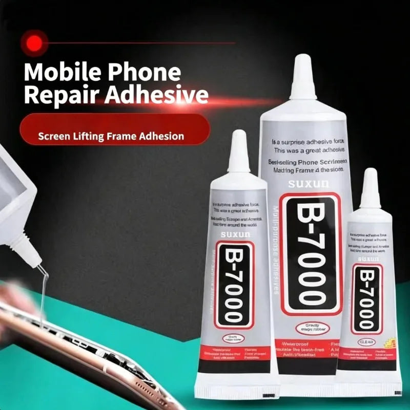 B7000 Glue, Clear Adhesive for Jewelry Rhinestone & Phone Case Repair, DIY Craft Glue