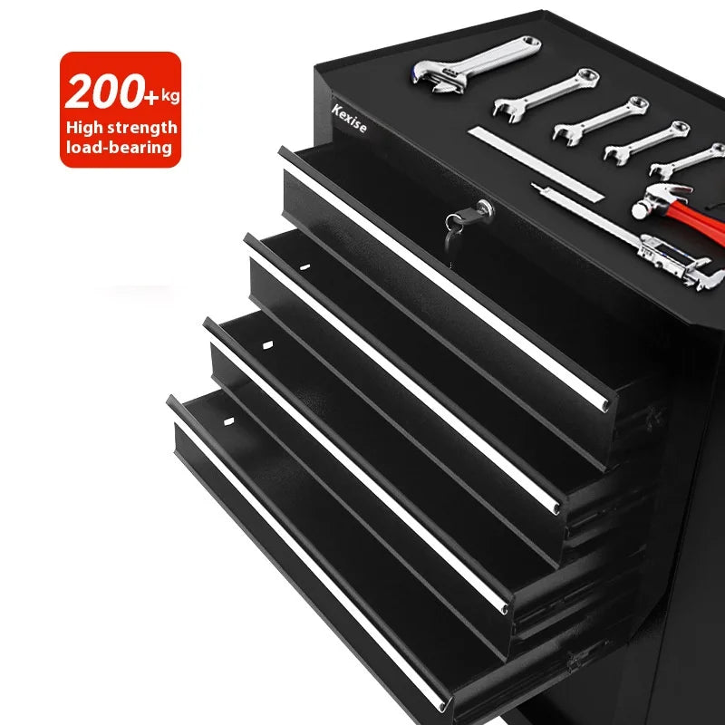 7-Drawer Tool Cabinet Auto Car Repair Rolling Tool Trolley Multifunctional Workshop Home Toolbox Cabinet Iron Storage Box 수납장