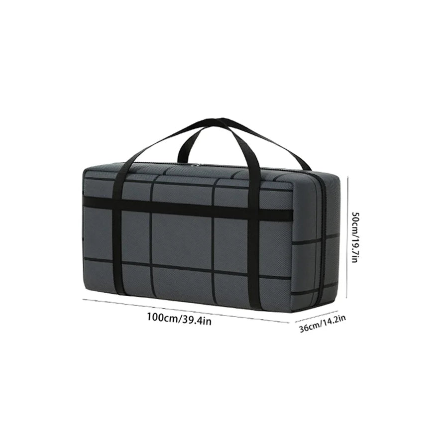 Thickened Waterproof Moving Bag Super Large Capacity Striped Storage for Moving And Traveling Organizer Storage Bag