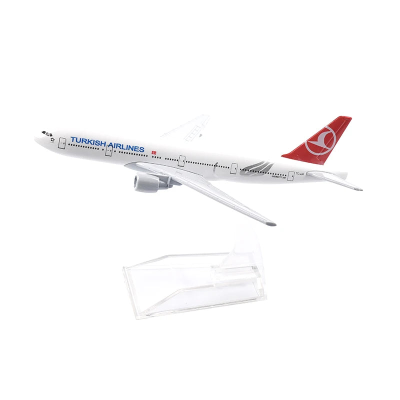 JASON TUTU  Aircraft Model Boeing 747 B787 B777 Planel Airplane Airbus A380 A320 Diecast Metal 1/400 Scale Planes Collect Gifts