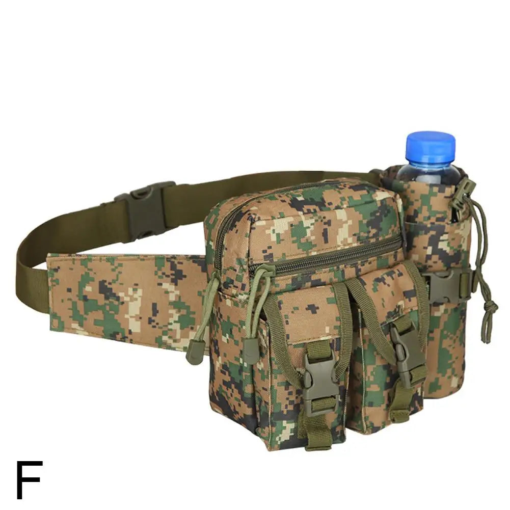 New Tactical Waist Bag Waterproof Nylon Men Fanny Pack Hiking Outdoor Camping Shoulder Bum Belt Sport Chest Bags 2025