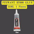 B-7000 T-7000 Clear & Black Glue 15/50/110ml, Fast Drying Waterproof Resin Adhesive for Phone Screen Repair, Jewelry Craft