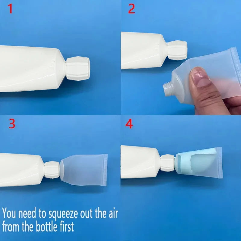 Travel Adapter 30ml Refillable Bottles Leak-Proof Travel Toiletry Set