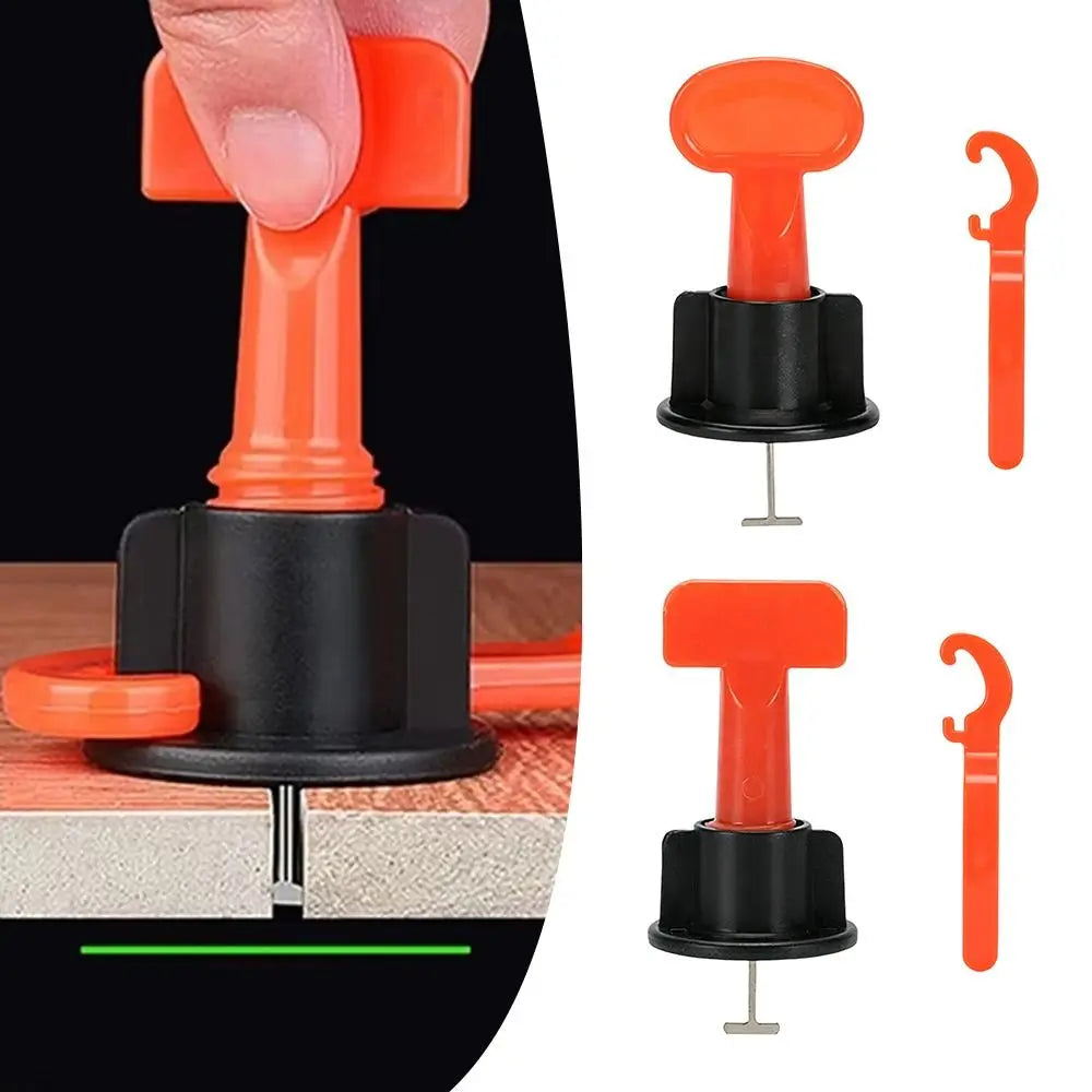50Pcs Reusable Floor Tile Leveling System Clips Spacers Adjustable Thickened Tile Spacers Tile Leveler