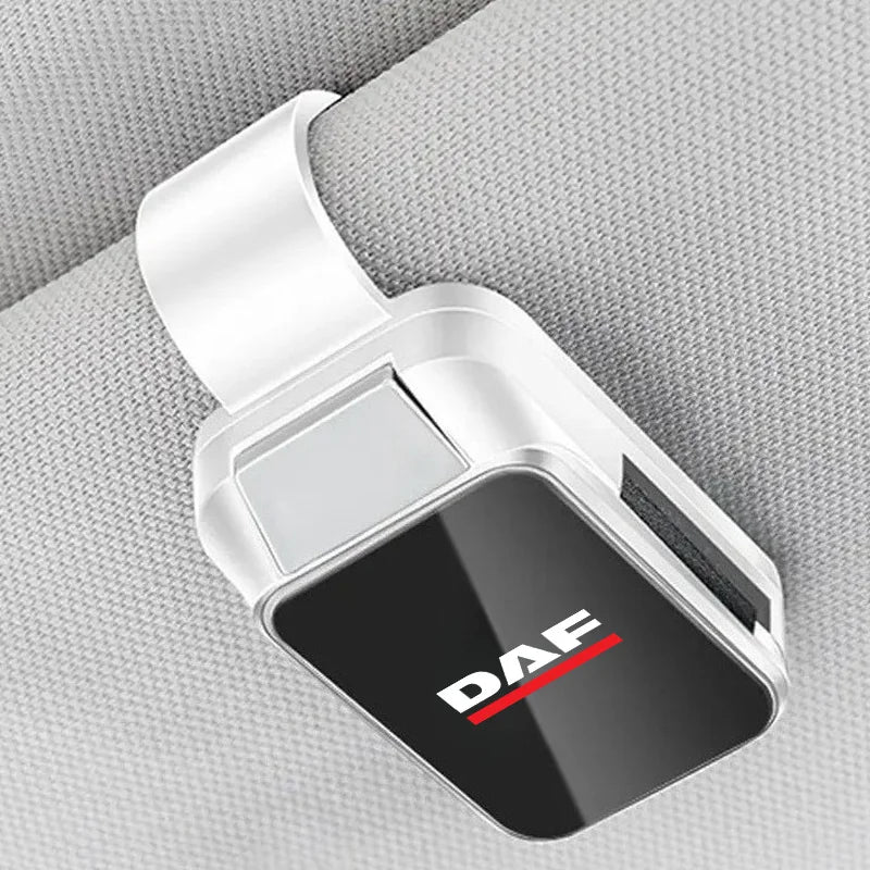 Car Sun Visor Carbon Glasses Sunglasses Clip Holder case Storage for DAF XF XG XG+ 660 XDC CF XB LG Electric accessorie Interior