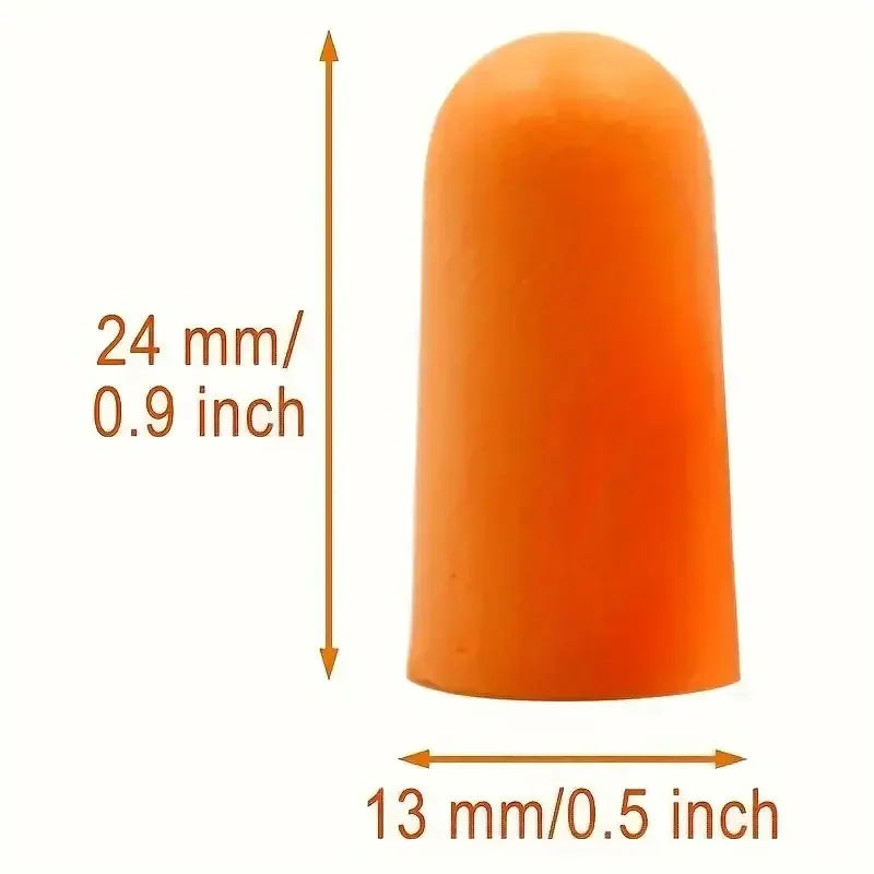 50/20/10 Pairs Anti Noise Earplugs Work Study Sleep Travel Aircraft Noise Reduction Soft Foam Earplugs Separately Packaged