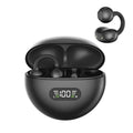 Ear Clip Digital Display Headphones Wireless Bone Conduction Bluetooth 5.4 Earbuds Comfortable Waterproof Sport Headsets