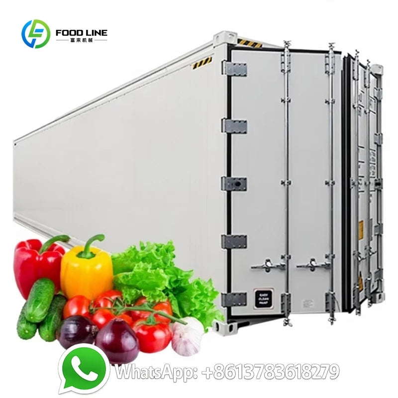 Customized Large Lettuce Grow Hydroponic System Shipping Container Farm Vertical Indoor Agriculture Climate Controlled