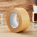 Brown Kraft Paper Tape Roll Secure Adhesive Heavy Duty Packing Tape Writable Surface Hand Tearable for Shipping Packaging