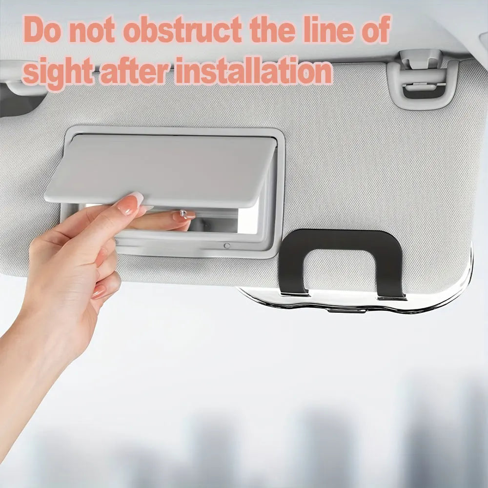 Car Styling Car Sunglasses Holder Car Glasses Box Portable Car Driving Glasses Holder Eyeglass Case Sun Visor Car Lenses Holder