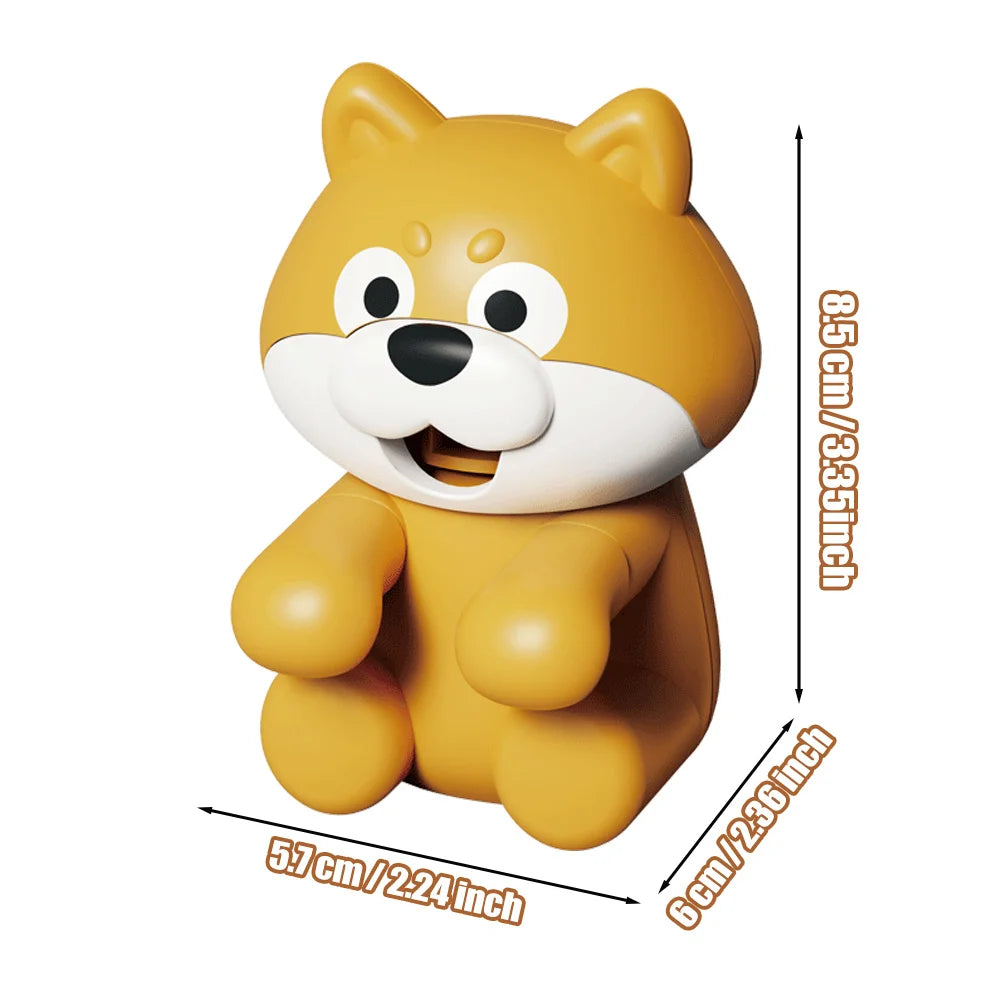 Cute Dog Clip-On Fan, Mini Cooling Fan for Baby Food & Drinks, Detachable Easy Clean, Hangs on Bowls/Cups/Laptops