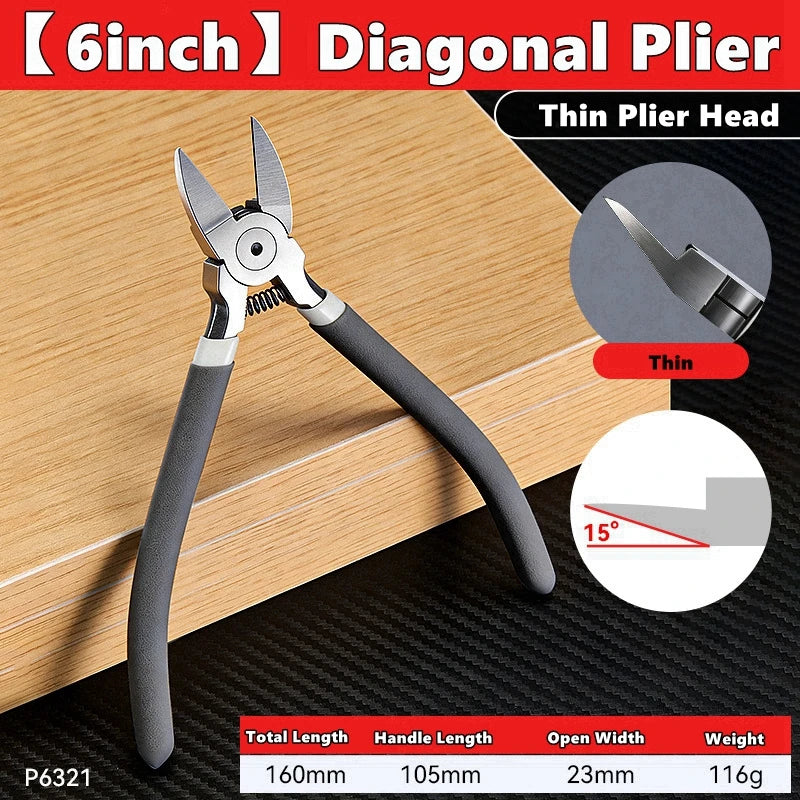 5inch 6inch 8inch Diagonal Pliers Universal Wire Cutter Mini Multifunctional Electric Hardware Hand Tool Electrician Wire Cutter