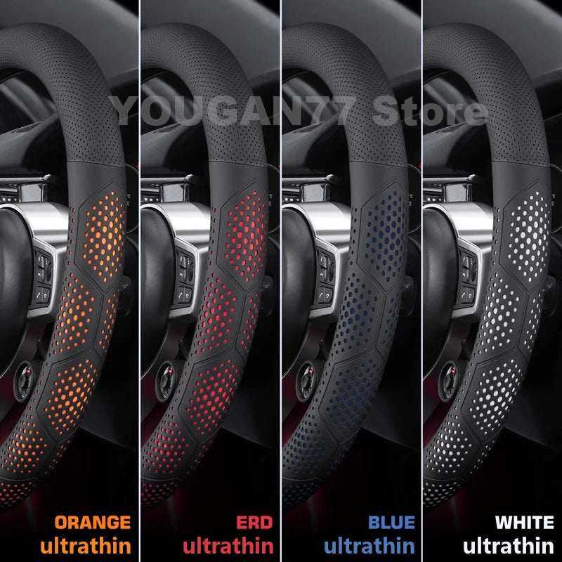 Leather Car Steering Wheel Cover For CHERY OMODA C5 5 FX 2023-2026 Covers For Covers Auto Interior CHERY OMODA 5 Accessories