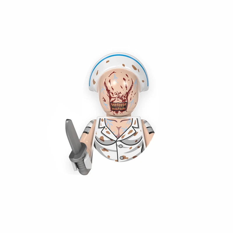 WM839 Horror Movie Zombie Building Blocks Bricks Dolls Mini Action Toy Figures Assemble Blocks Kids Gifts
