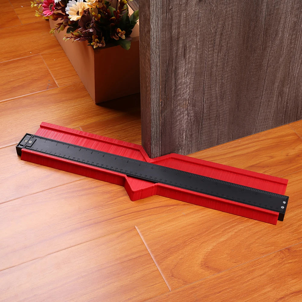 20 inch Shape Gauge Duplicator Profile Duplication Gauge Contour Template Plastic Contour Ruler Copy Duplicator Measuring Tool