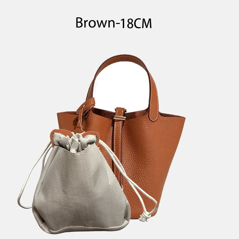 MENDY Women Bags Handbags Bucket Bag 18/22 Big Small Fashion Tote Bag Genuine Leather Luxury Quality Designers Lady Hand Bags