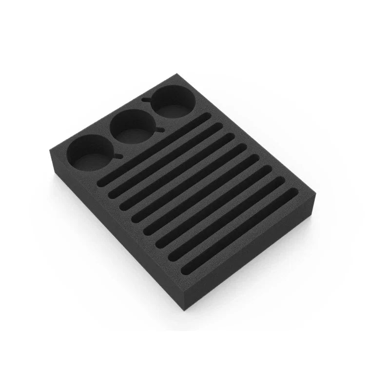 Foam Cup Plate Glass Mug Holder Storage Black For Caravan Motorhome VW Camper Van