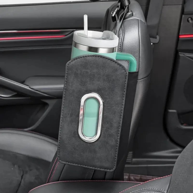 Luxury Retro Suede Car Hanging Tissue Box Universal Auto Back Seat Paper Tissue Storage Bag        Can you recommend some car se