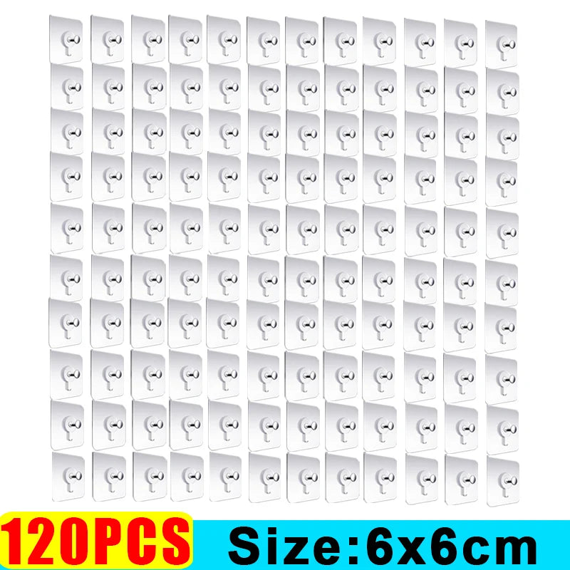 Strong Adhesive Hooks Picture Frame Holder Poster Clock No Drilling Hooks Home Kitchen Bathroom Waterproof Hanger Screw Hooks